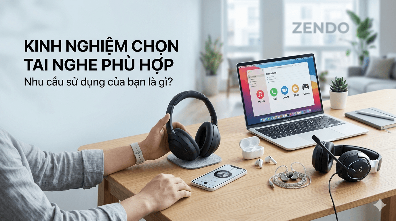 Kinh nghiệm chọn tai nghe phù hợp