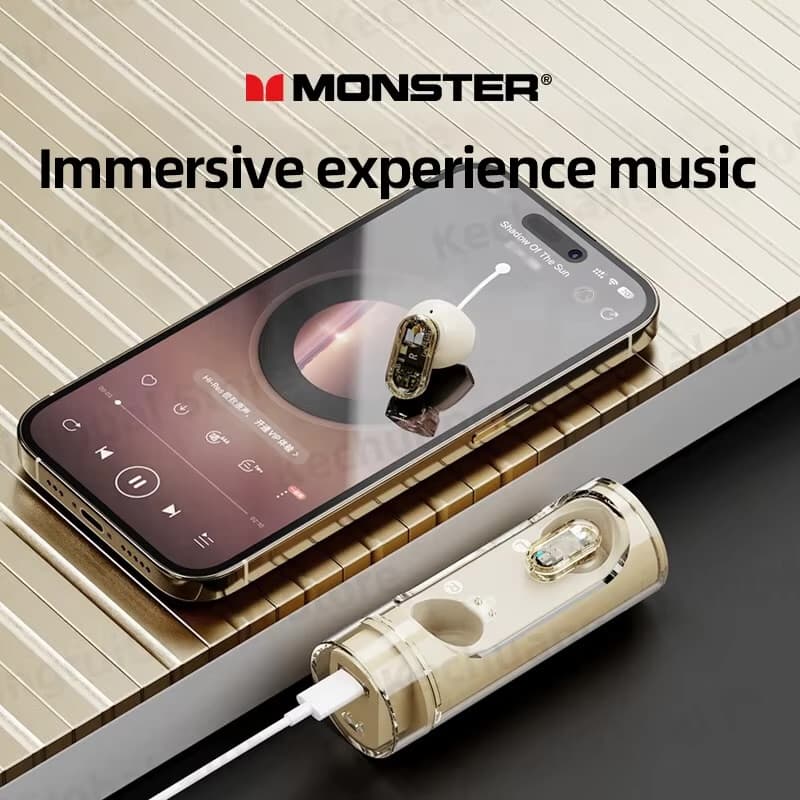 Tai Nghe Bluetooth Monster Airmars XKT13 HiFi Gaming Bluetooth 5.3 Độ Trễ Thấp