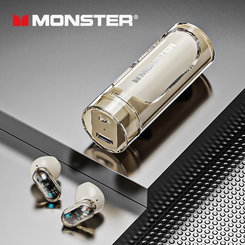 Tai Nghe Bluetooth Monster Airmars XKT13 HiFi Gaming Bluetooth 5.3 Độ Trễ Thấp