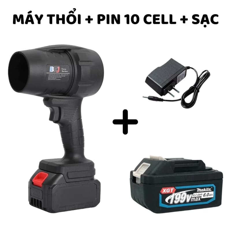 Máy Thổi Bụi Cầm Tay Không Dây Lực Thổi Mạnh Đa Năng
