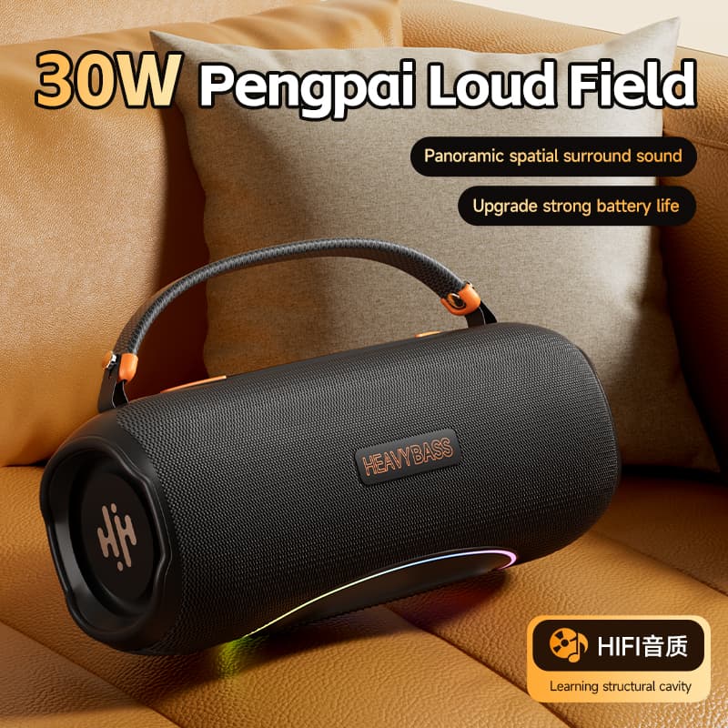 Loa Bluetooth Heavy Bass 10 Công Suất 30W – Âm Thanh Mạnh Mẽ, LED RGB Theo Nhạc