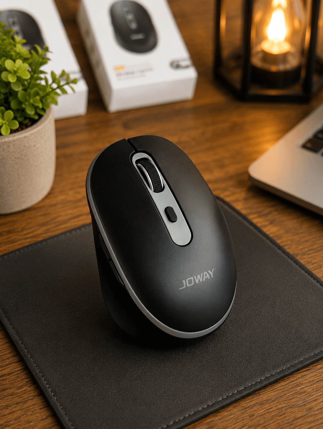 Chuột Công Thái Học JOWAY S001 Không Dây Bluetooth + 2.4G Pin Sạc 400mAh
