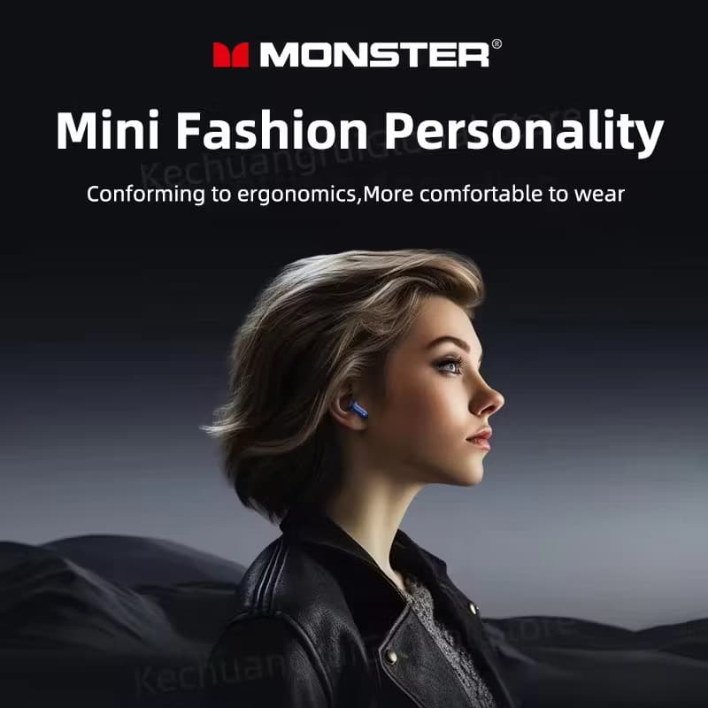 Tai nghe Monster Airmars XKT25, Bluetooth 5.4, công thái học, độ trễ thấp ( random màu)