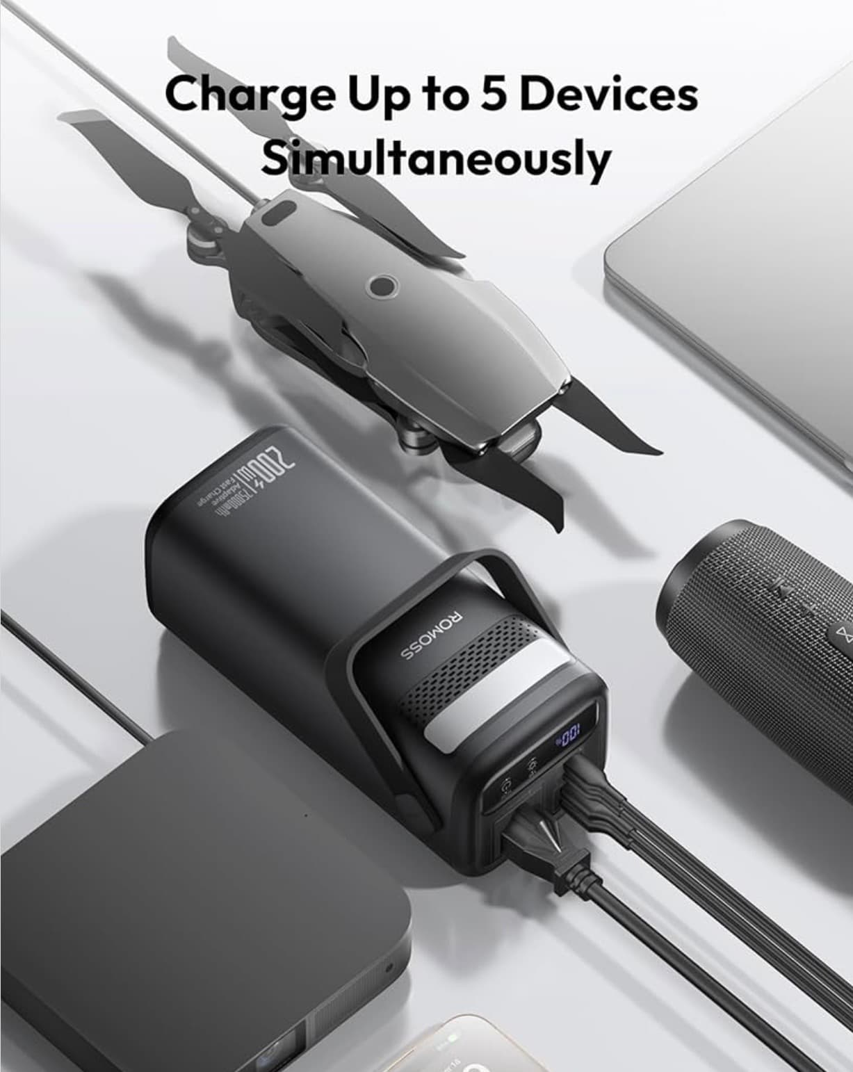 Trạm sạc dự phòng 75000mAh ROMOSS PMT705