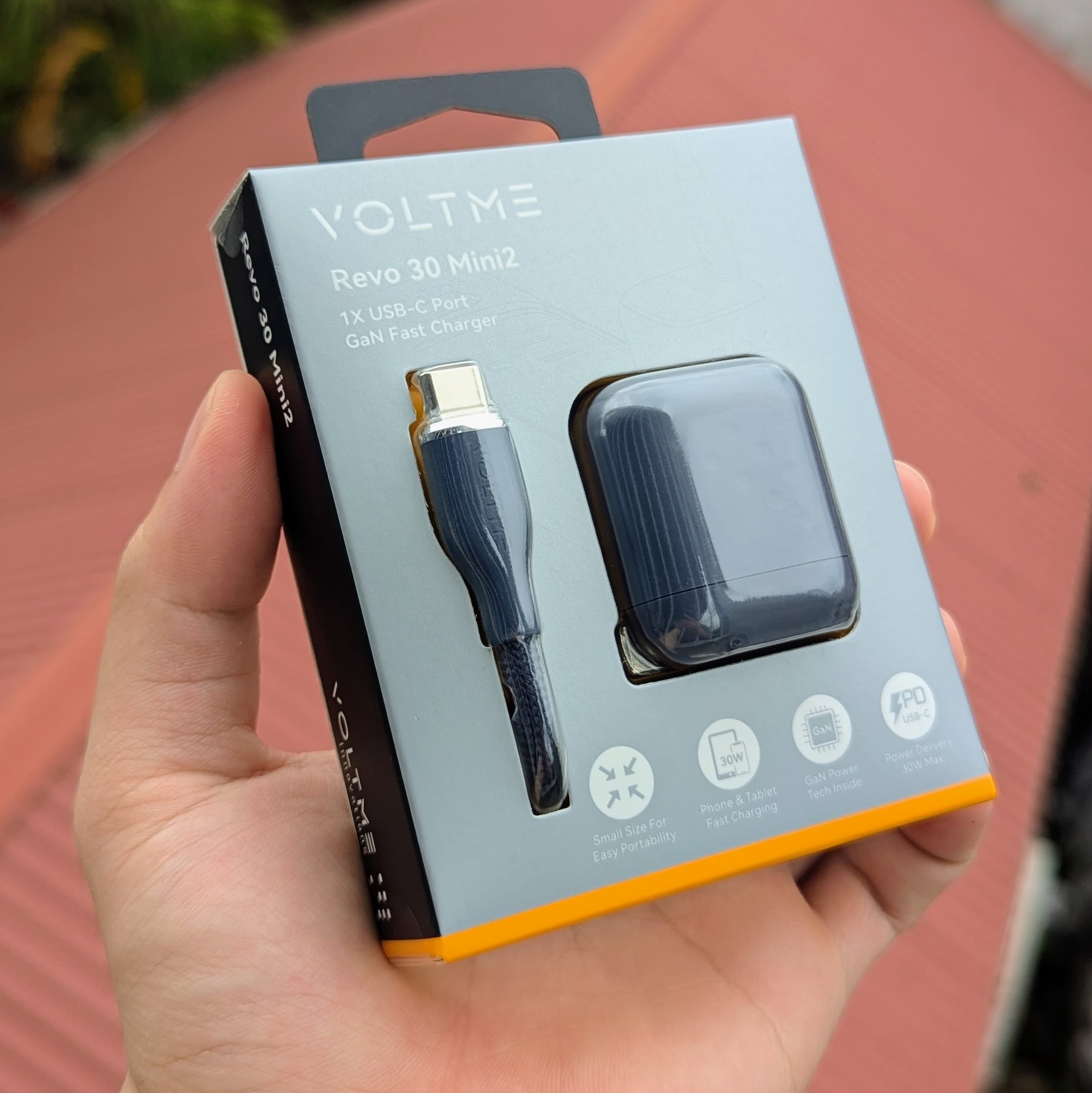 Củ Sạc Nhanh VOLTME Revo 30 Mini2 GaN 30W PD USB-C Tặng Cáp C To C