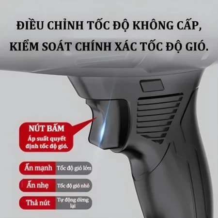 Máy Thổi Bụi Cầm Tay Không Dây Lực Thổi Mạnh Đa Năng