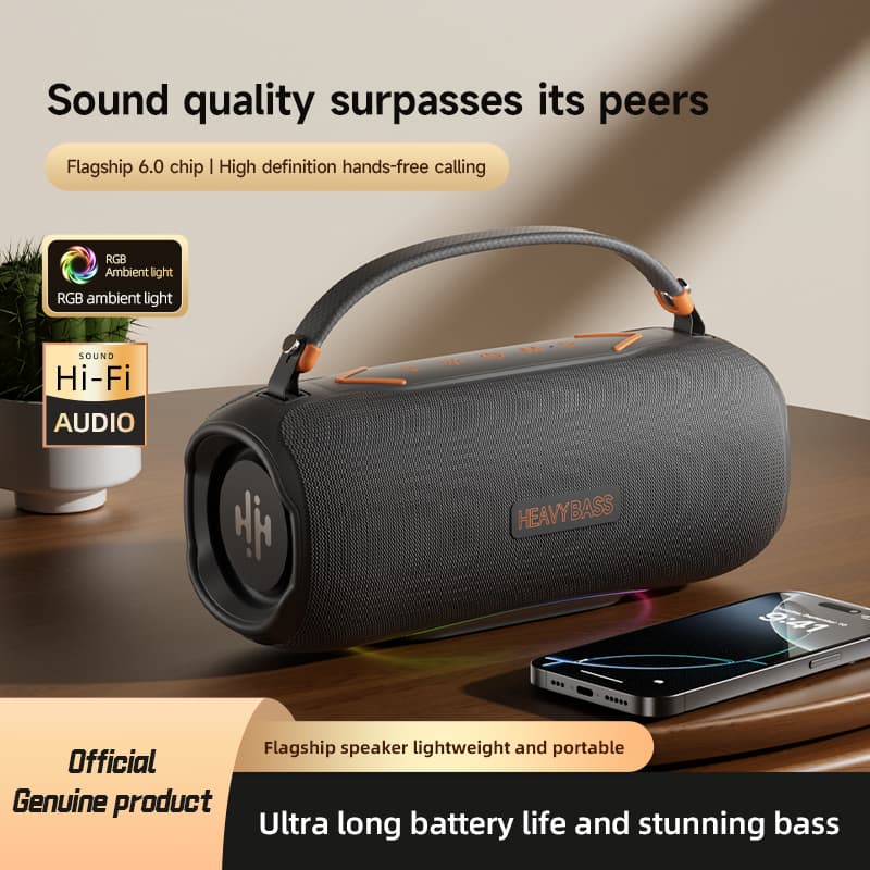 Loa Bluetooth Heavy Bass 10 Công Suất 30W – Âm Thanh Mạnh Mẽ, LED RGB Theo Nhạc