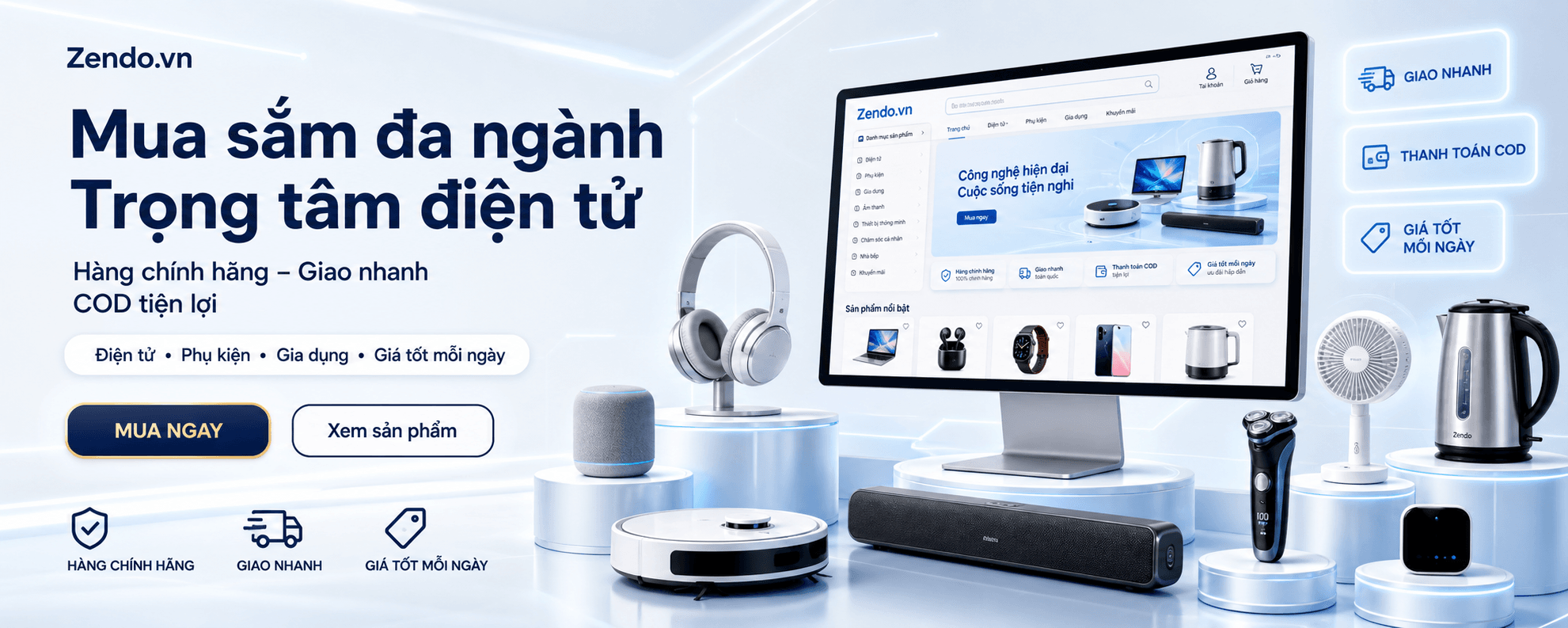 Nền tảng mua sắm đa ngành cho mọi gia đình Việt