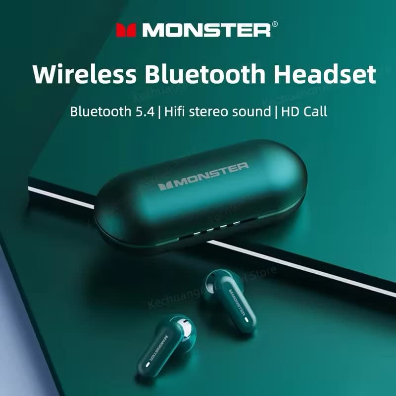 Tai nghe Monster Airmars XKT25, Bluetooth 5.4, công thái học, độ trễ thấp ( random màu)