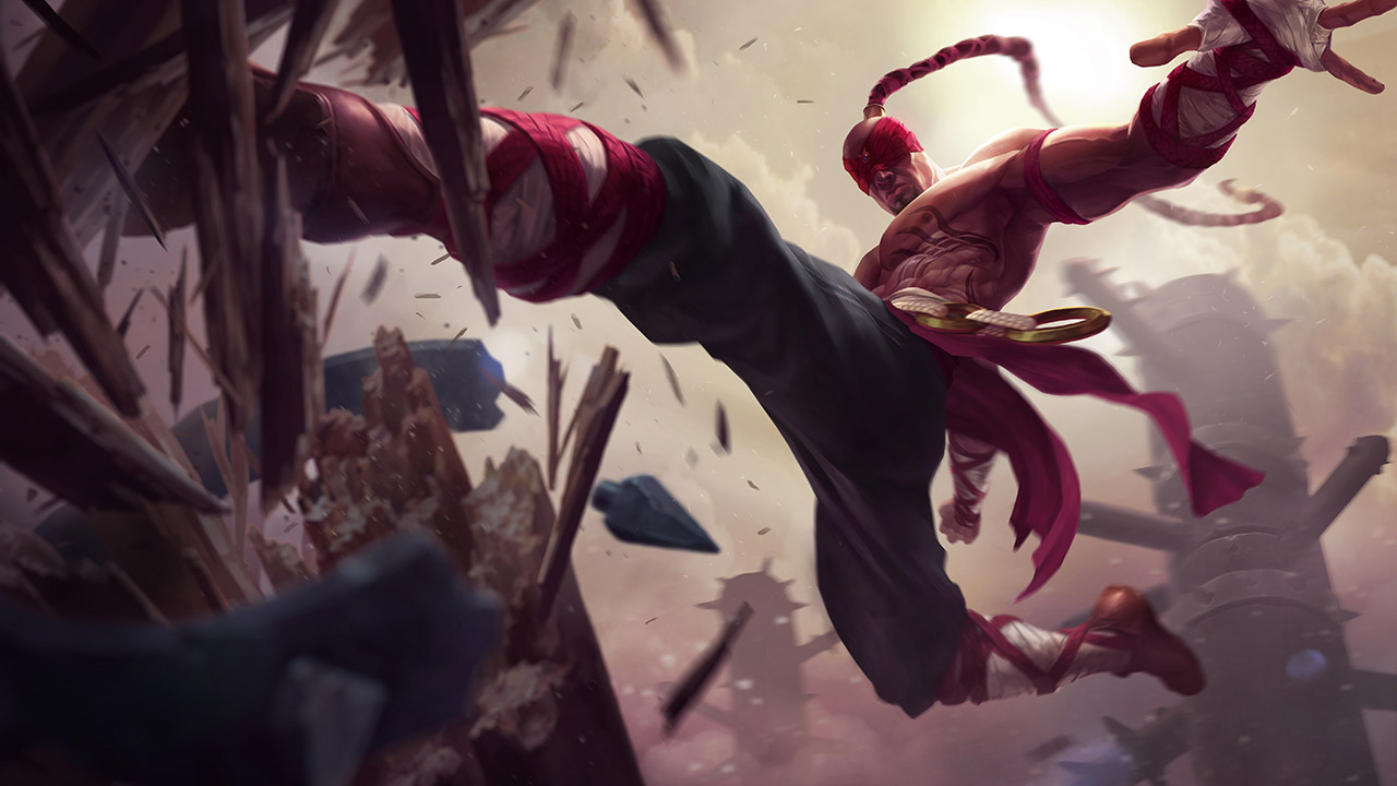 Lee Sin top tuong di rung toc chien