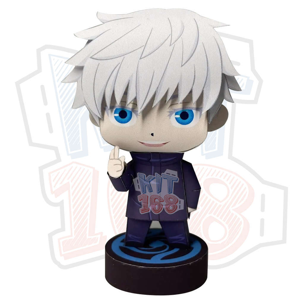 Mô hình giấy Chibi Satoru Gojo - Jujutsu Kaisen - Kit168 ...