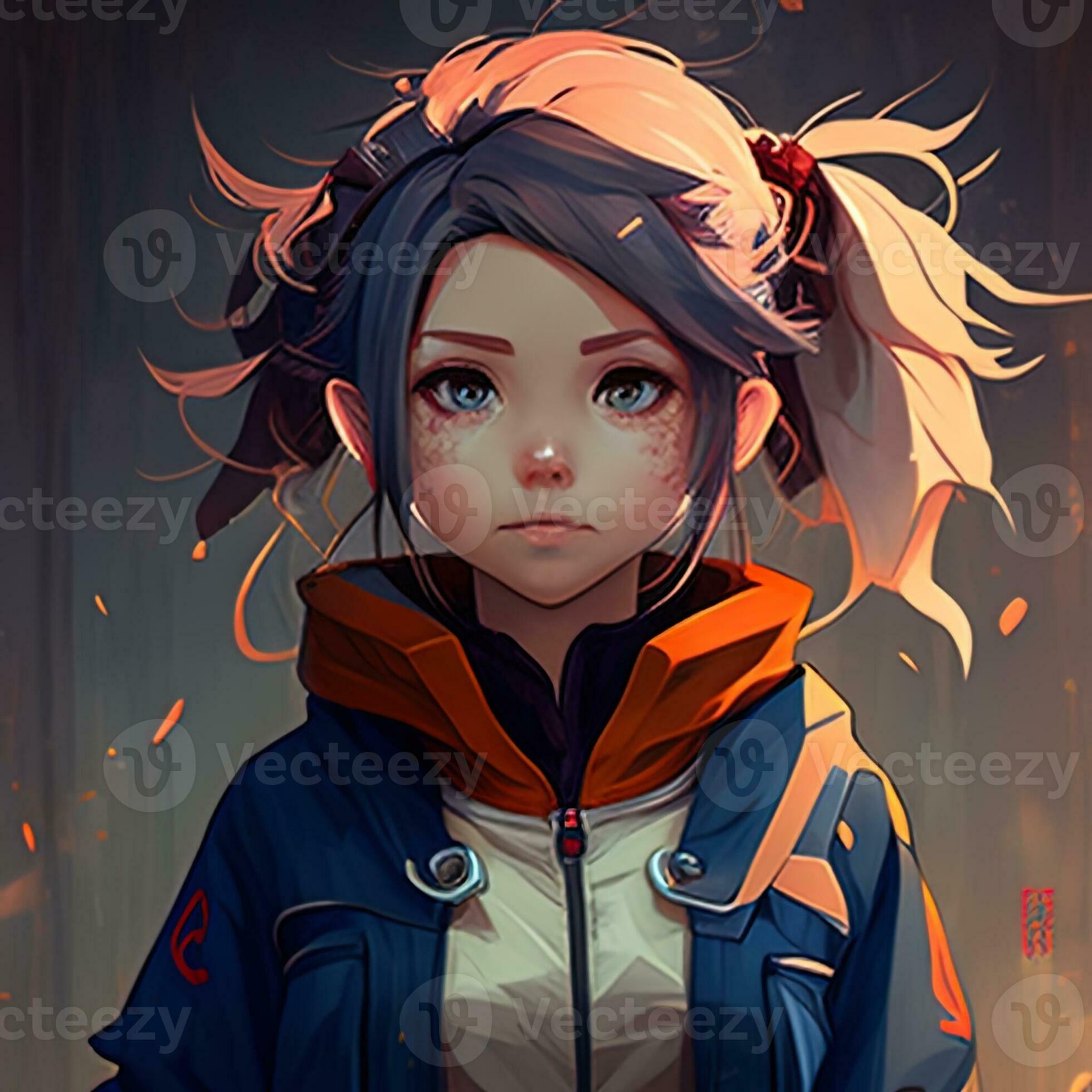 Anime girl avatar 29796158 Stock Photo at Vecteezy