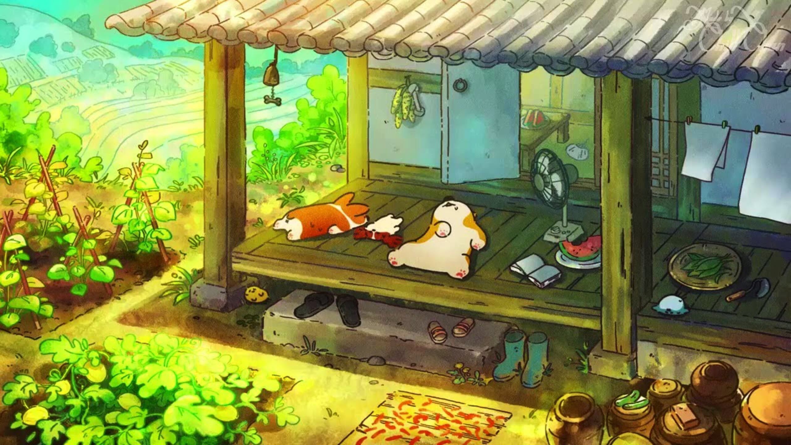 Bộ sưu tập hình nền máy tính Chill Lo-fi Anime